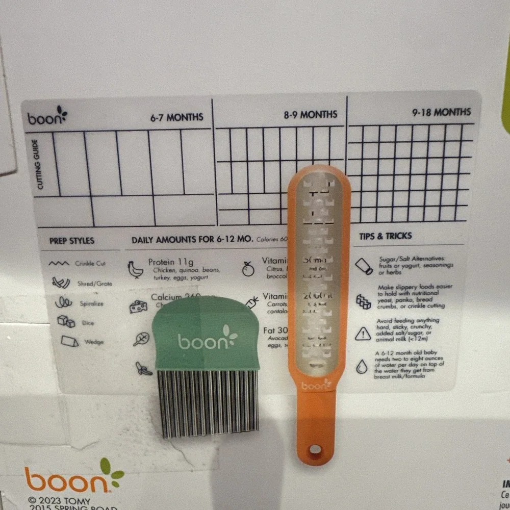 Boon‎ DIVVY Baby Solid Food Prep Starter Kit - Includes 11x14 Silicone Placema